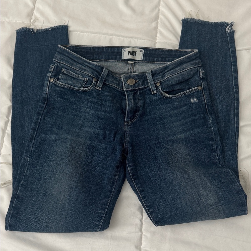 PAIGE Indigo Ankle Jeans